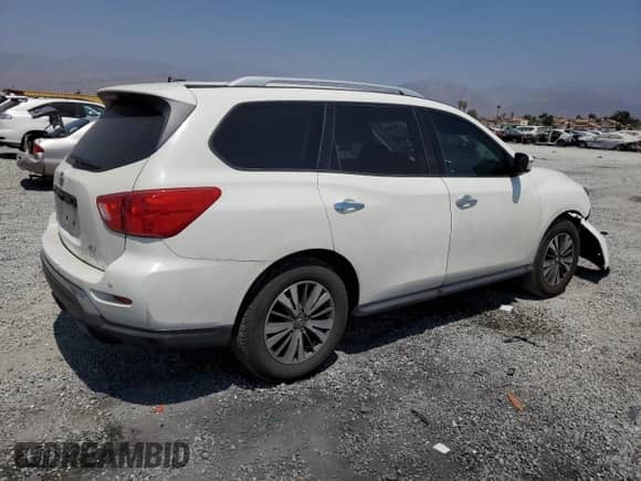 2017 Nissan Pathfinder SV with VIN 5N1DR2MN3HC662685, listed as a Copart auction lot 68871905 with 128,892 mi miles and Salvage title. Bid and sale history available at DreamBid. Image 3.