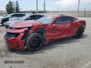 2023 Chevrolet Camaro 2LT with VIN 1G1FC1RS7P0157183, listed as a Copart auction lot 55072085 with Not provided miles and Salvage title. Bid and sale history available at DreamBid. Image 1.