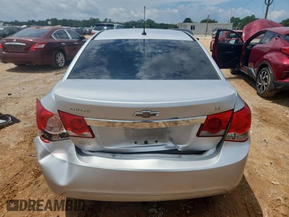 2013 Chevrolet Cruze LT with VIN 1G1PK5SB7D7153839, listed as a Copart auction lot 68890565 with 188,747 mi miles and Salvage title. Bid and sale history available at DreamBid. Image 6.