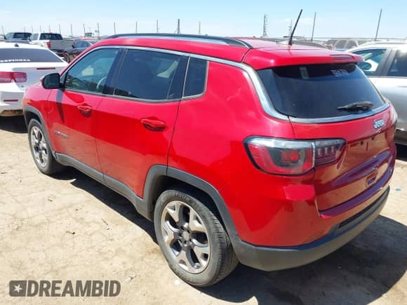 2019 Jeep Compass Limited z VIN 3C4NJCCBXKT675880, wystawiony jako IAAI lot #42819317 z przebiegiem 60 382 mil mil oraz . Historia ofert i sprzedaży dostępna na DreamBid. Obrazek 3.