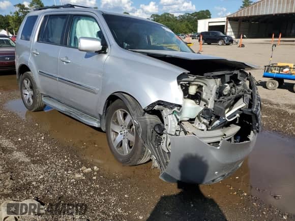 2012 Honda Pilot Touring with VIN 5FNYF3H91CB036257, listed as a Copart auction lot 86178175 with Not provided miles and Salvage title. Bid and sale history available at DreamBid. Image 4.