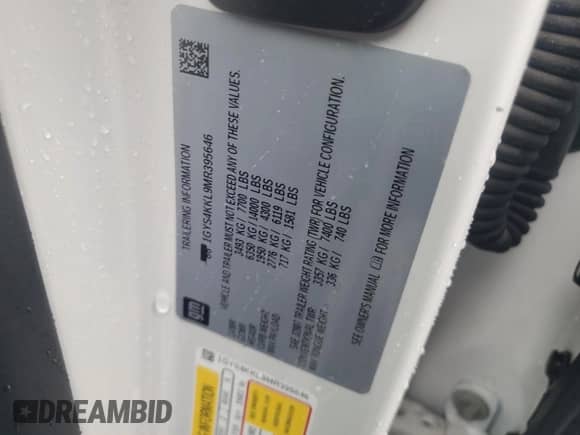 2021 Cadillac Escalade ESV Premium Luxury с VIN 1GYS4KKL9MR395646, выставлен на аукционе Copart как лот 69194955 с пробегом 72 810 миль миль и Чистый • Clean title. История ставок и продаж доступна на DreamBid. Изображение 12.