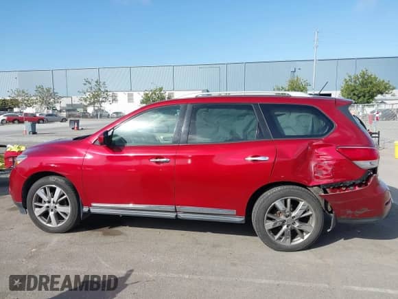 2014 Nissan Pathfinder S z VIN 5N1AR2MM2EC632504, wystawiony jako IAAI lot #42489566 z przebiegiem 224 744 mil mil oraz . Historia ofert i sprzedaży dostępna na DreamBid. Obrazek 14.