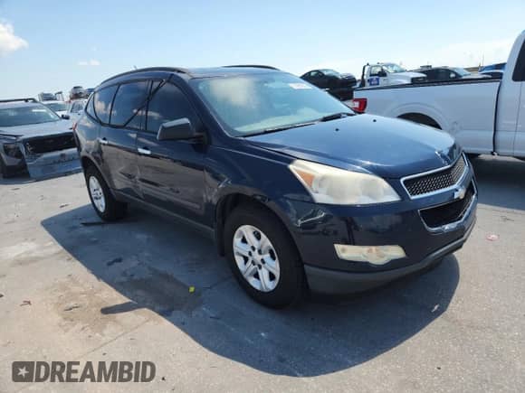 2012 Chevrolet Traverse LS with VIN 1GNKRFED0CJ191812, listed as a Copart auction lot 71091675 with Not provided miles and Salvage title. Bid and sale history available at DreamBid. Image 4.