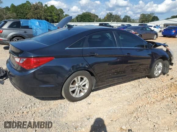 2013 Hyundai Sonata GLS with VIN 5NPEB4AC4DH716294, listed as a Copart auction lot 82487315 with 111,405 mi miles and Salvage title. Bid and sale history available at DreamBid. Image 3.