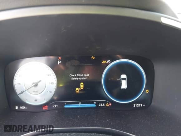 2023 Hyundai Santa Fe Limited with VIN 5NMS44AL0PH633816, listed as a IAAI auction lot 43324554 with 31,271 mi miles and . Bid and sale history available at DreamBid. Image 7.