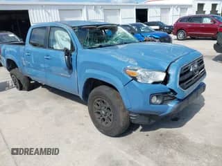 2019 Toyota Tacoma SR5 with VIN 3TMBZ5DN1KM018282, listed as a IAAI auction lot 41990216 with 88,764 mi miles and . Bid and sale history available at DreamBid. Image 1.
