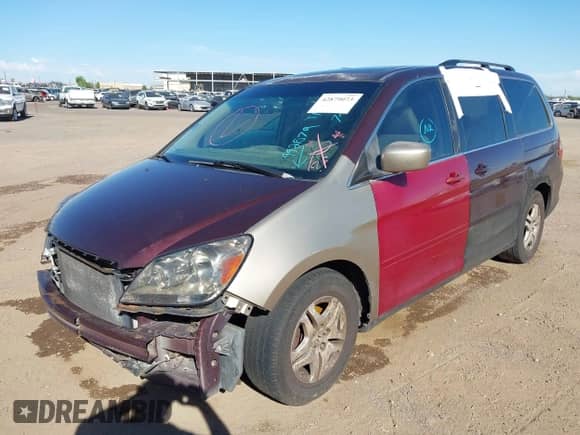 2007 Honda Odyssey EX-L с VIN 5FNRL38677B442679, выставлен на аукционе IAAI как лот 42879073 с пробегом 283 631 миль миль и . История ставок и продаж доступна на DreamBid. Изображение 2.