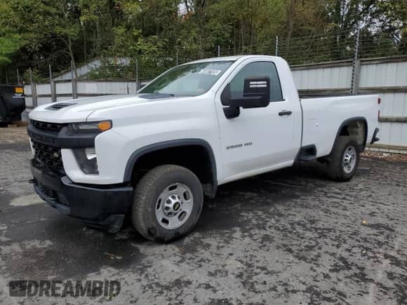 2020 Chevrolet Silverado 2500HD Work Truck with VIN 1GC0WLE77LF216726, listed as a Copart auction lot 84967105 with 144,768 mi miles and Clean title. Bid and sale history available at DreamBid. Image 1.