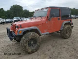2006 Jeep Wrangler SE z VIN 1J4FA29S66P706665, wystawiony jako Copart lot #70776714 z przebiegiem 154 600 mil mil oraz Szkoda całkowita • Salvage title. Historia ofert i sprzedaży dostępna na DreamBid. Obrazek 1.