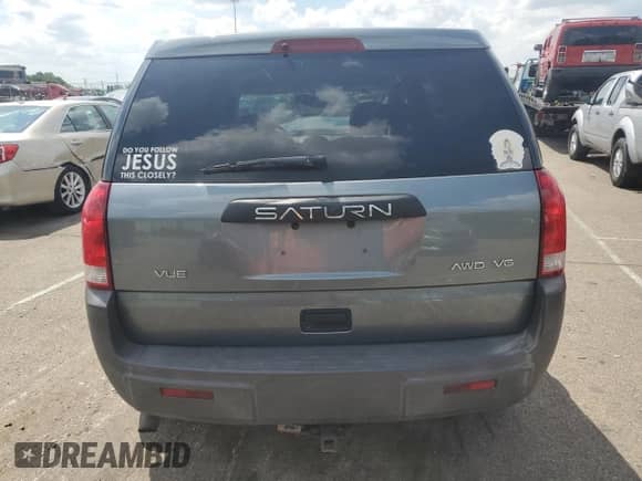 2005 Saturn VUE z VIN 5GZCZ634X5S844187, wystawiony jako Copart lot #55149774 z przebiegiem Nie podano mil oraz Szkoda całkowita • Salvage title. Historia ofert i sprzedaży dostępna na DreamBid. Obrazek 6.