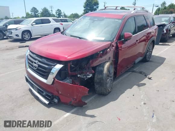 2022 Nissan Pathfinder SL с VIN 5N1DR3CB8NC226701, выставлен на аукционе IAAI как лот 42633564 с пробегом 71 336 миль миль и . История ставок и продаж доступна на DreamBid. Изображение 2.