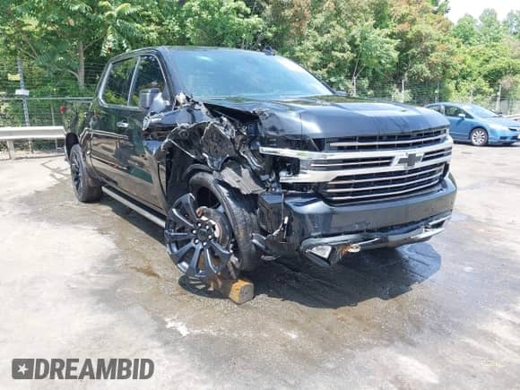 2019 Chevrolet Silverado 1500 High Country с VIN 1GCUYHEL1KZ302309, выставлен на аукционе IAAI как лот 42311031 с пробегом 64 805 миль миль и . История ставок и продаж доступна на DreamBid. Изображение 1.