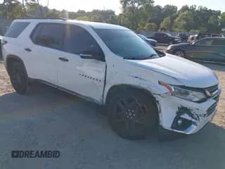 2019 Chevrolet Traverse Premier z VIN 1GNERKKWXKJ254859, wystawiony jako IAAI lot #43143045 z przebiegiem 113 674 mil mil oraz . Historia ofert i sprzedaży dostępna na DreamBid. Obrazek 1.