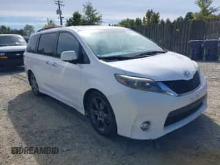 2016 Toyota Sienna SE with VIN 5TDXK3DCXGS700517, listed as a IAAI auction lot 40573738 with 141,785 mi miles and . Bid and sale history available at DreamBid. Image 1.