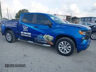 2022 Chevrolet Silverado 1500 Custom with VIN 3GCPABEK6NG538545, listed as a IAAI auction lot 42323991 with 43,571 mi miles and . Bid and sale history available at DreamBid. Image 1.