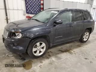 2015 Jeep Compass Latitude z VIN 1C4NJDEB0FD258704, wystawiony jako Copart lot #81725615 z przebiegiem 161 775 mil mil oraz Szkoda całkowita • Salvage title. Historia ofert i sprzedaży dostępna na DreamBid. Obrazek 1.
