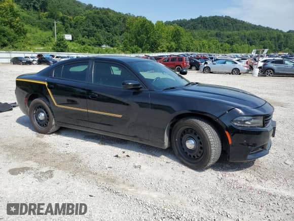 2021 Dodge Charger Police with VIN 2C3CDXKG4MH613426, listed as a Copart auction lot 65515475 with 67,871 mi miles and Salvage title. Bid and sale history available at DreamBid. Image 4.