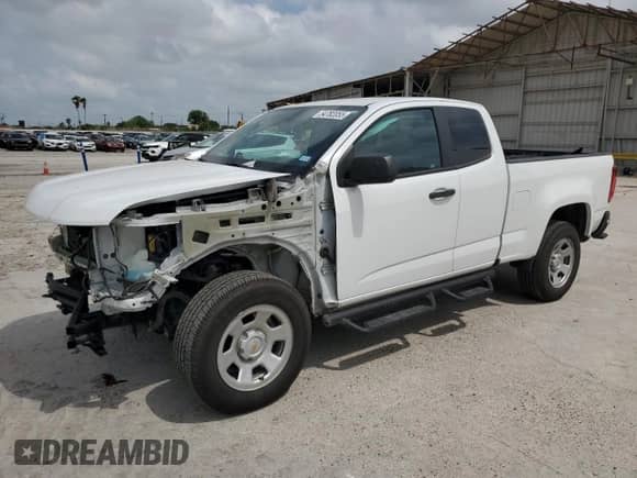 2021 Chevrolet Colorado 2WD Work Truck with VIN 1GCHSBEN2M1236355, listed as a Copart auction lot 54782055 with 78,554 mi miles and Salvage title. Bid and sale history available at DreamBid. Image 1.