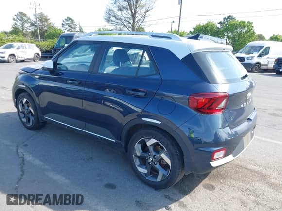 2020 Hyundai Venue SEL with VIN KMHRC8A3XLU023008, listed as a IAAI auction lot 41930278 with 64,551 mi miles and . Bid and sale history available at DreamBid. Image 3.