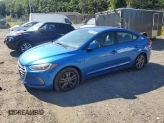 2017 Hyundai Elantra SE with VIN 5NPD84LF5HH016825, listed as a Copart auction lot 70867645 with 156,115 mi miles and Salvage title. Bid and sale history available at DreamBid. Image 1.
