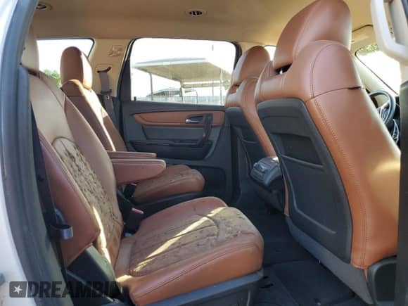 2015 Chevrolet Traverse LTZ с VIN 1GNKRJKD0FJ205512, выставлен на аукционе Copart как лот 67956065 с пробегом Не указан миль и На запчасти • Non repairable. История ставок и продаж доступна на DreamBid. Изображение 11.
