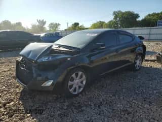 2011 Hyundai Elantra Limited with VIN KMHDH4AE1BU142747, listed as a Copart auction lot 70290545 with 123,392 mi miles and Salvage title. Bid and sale history available at DreamBid. Image 1.