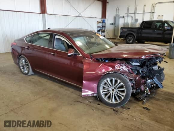 2016 Hyundai Genesis 3.8L z VIN KMHGN4JE6GU140747, wystawiony jako Copart lot #76286804 z przebiegiem Nie podano mil oraz Szkoda całkowita • Salvage title. Historia ofert i sprzedaży dostępna na DreamBid. Obrazek 4.