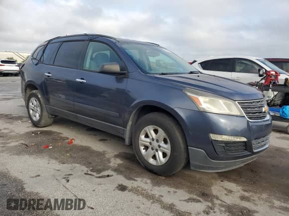2014 Chevrolet Traverse LS с VIN 1GNKRFED5EJ138946, выставлен на аукционе Copart как лот 82156255 с пробегом 97 416 миль миль и Чистый • Clean title. История ставок и продаж доступна на DreamBid. Изображение 4.