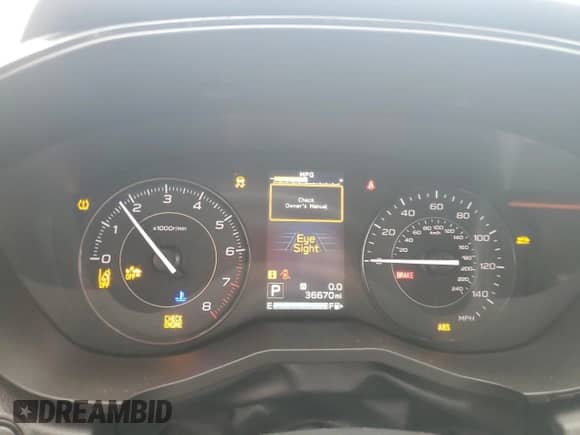 2022 Subaru Impreza z VIN 4S3GTAB68N3713523, wystawiony jako Copart lot #66872765 z przebiegiem 36 670 mil mil oraz Szkoda całkowita • Salvage title. Historia ofert i sprzedaży dostępna na DreamBid. Obrazek 9.