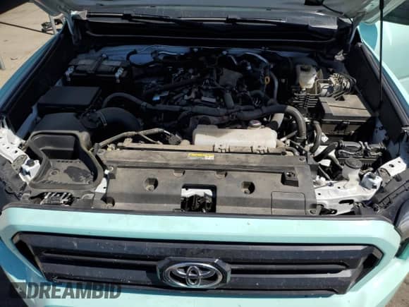 2024 Toyota Tacoma SR with VIN 3TYKD5HNXRT000886, listed as a Copart auction lot 66936505 with 21,648 mi miles and Salvage title. Bid and sale history available at DreamBid. Image 11.