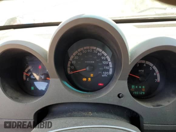 2007 Dodge Nitro SXT with VIN 1D8GU28K27W569171, listed as a Copart auction lot 65014475 with 190,129 mi miles and Clean title. Bid and sale history available at DreamBid. Image 9.