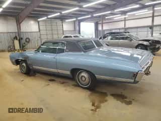 1968 Chevrolet Caprice with VIN 166478S230696, listed as a Copart auction lot 57935105 with 21,735 mi miles and Salvage title. Bid and sale history available at DreamBid. Image 2.