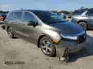 2021 Honda Odyssey EX z VIN 5FNRL6H58MB036981, wystawiony jako Copart lot #84189565 z przebiegiem 99 539 mil mil oraz Szkoda całkowita • Salvage title. Historia ofert i sprzedaży dostępna na DreamBid. Obrazek 4.