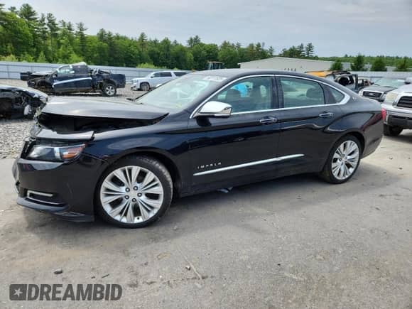 2015 Chevrolet Impala LTZ with VIN 2G1165S39F9232479, listed as a Copart auction lot 60111925 with 163,142 mi miles and Salvage title. Bid and sale history available at DreamBid. Image 1.