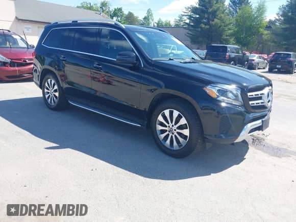 2018 Mercedes-Benz GLS 450 with VIN 4JGDF6EE3JB073582, listed as a IAAI auction lot 42404514 with 146,617 mi miles and . Bid and sale history available at DreamBid. Image 1.