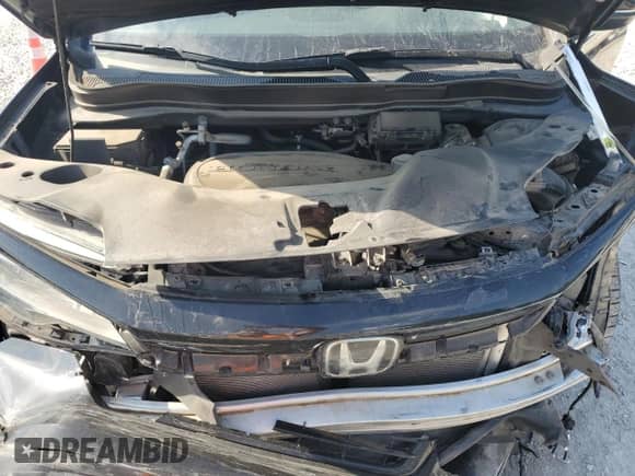 2021 Honda Pilot Black Edition with VIN 5FNYF6H75MB062202, listed as a Copart auction lot 67997935 with 78,797 mi miles and Salvage title. Bid and sale history available at DreamBid. Image 12.