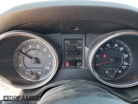 2012 Jeep Grand Cherokee Laredo with VIN 1C4RJFAG2CC135566, listed as a Copart auction lot 80711755 with 163,412 mi miles and Salvage title. Bid and sale history available at DreamBid. Image 9.