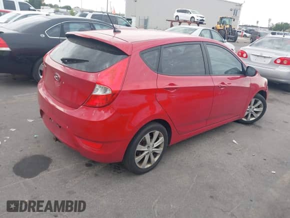 2012 Hyundai Accent SE with VIN KMHCU5AEXCU018071, listed as a IAAI auction lot 42937114 with 197,223 mi miles and . Bid and sale history available at DreamBid. Image 4.