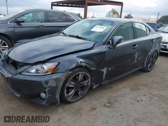 2011 Lexus IS 250 with VIN JTHBF5C24B5150988, listed as a IAAI auction lot 43333606 with 214,177 mi miles and . Bid and sale history available at DreamBid. Image 2.