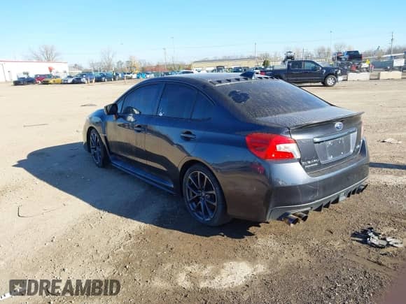 2018 Subaru WRX Premium with VIN JF1VA1C67J8801669, listed as a IAAI auction lot 40756560 with 107,472 mi miles and . Bid and sale history available at DreamBid. Image 3.