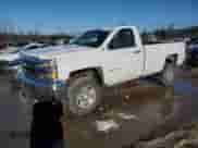 2015 Chevrolet Silverado 2500HD Work Truck with VIN 1GC0KUEG9FZ518247, listed as a Copart auction lot 46096445 with 25,851 mi miles and Salvage title. Bid and sale history available at DreamBid. Image 1.