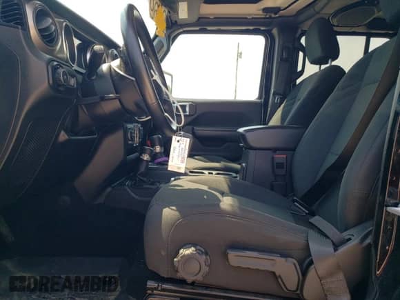 2021 Jeep Wrangler Unlimited 80th Anniversary with VIN 1C4HJXDG9MW531538, listed as a Copart auction lot 67584145 with 22,882 mi miles and Salvage title. Bid and sale history available at DreamBid. Image 7.