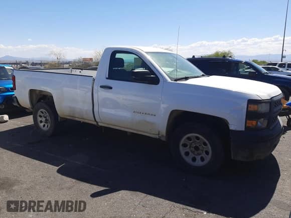 2014 Chevrolet Silverado 1500 Work Truck with VIN 1GCNCPEH4EZ418374, listed as a Copart auction lot 55636555 with 127,854 mi miles and Clean title. Bid and sale history available at DreamBid. Image 4.