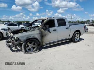 2018 Ram 1500 Express with VIN 3C6RR6KGXJG234418, listed as a Copart auction lot 74073634 with Not provided miles and Non repairable. Bid and sale history available at DreamBid. Image 1.