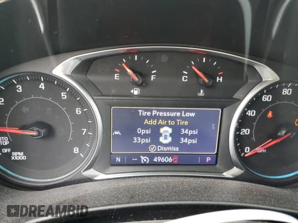 2021 Chevrolet Equinox Premier with VIN 3GNAXNEV5MS151066, listed as a Copart auction lot 83942395 with 49,606 mi miles and Salvage title. Bid and sale history available at DreamBid. Image 9.