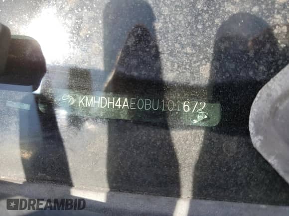 2011 Hyundai Elantra GLS z VIN KMHDH4AE0BU101672, wystawiony jako Copart lot #69135035 z przebiegiem Nie podano mil oraz Szkoda całkowita • Salvage title. Historia ofert i sprzedaży dostępna na DreamBid. Obrazek 14.