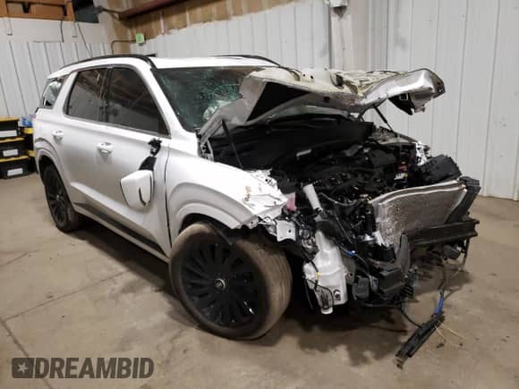 2024 Hyundai Palisade Calligraphy с VIN KM8R7DGE5RU683410, выставлен на аукционе Copart как лот 59284204 с пробегом 11 550 миль миль и Списание • Salvage title. История ставок и продаж доступна на DreamBid. Изображение 4.