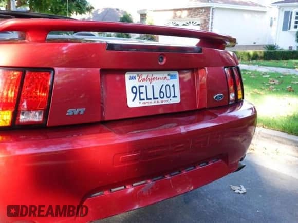 2001 Ford Mustang SVT Cobra z VIN 1FAFP46V31F233911, wystawiony jako Copart lot #90912955 z przebiegiem 176 844 mil mil oraz Czysty tytuł • Clean title. Historia ofert i sprzedaży dostępna na DreamBid. Obrazek 15.