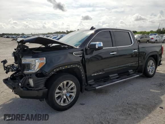 2020 GMC Sierra 1500 Denali z VIN 3GTP8FED2LG372879, wystawiony jako Copart lot #71908384 z przebiegiem 53 750 mil mil oraz Nie do naprawy • Non repairable. Historia ofert i sprzedaży dostępna na DreamBid. Obrazek 1.